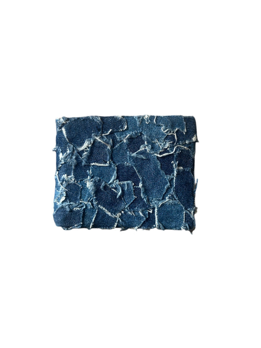 Blue Patchwork Wallet