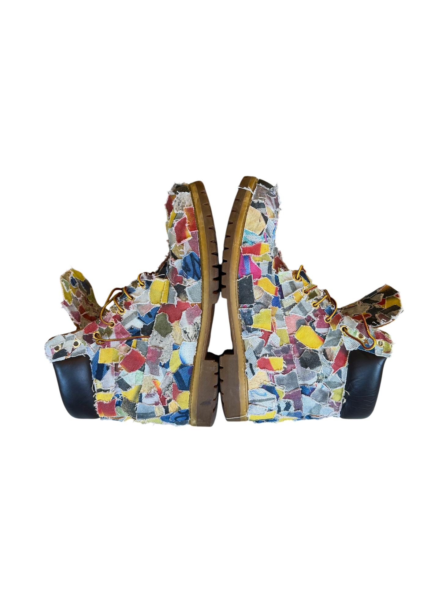 Custom Denim Work Boots