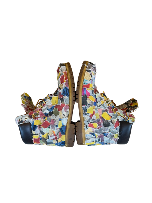 Custom Denim Work Boots